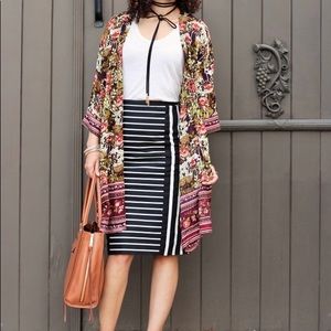 Floral Kimono / Swimsuit Cover Up